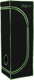Zelsius Growzelt MyHomeGrow Grow Tent | Indoor Growroom | Growschrank Darkroom Pflanzenzelt Gewächshaus Zuchtzelt (60 x 60 x 120 cm, Grau) - Thumbnail 3