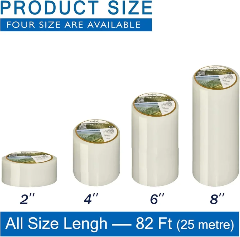 Polytunnel Greenhouse Clear Polytheen Reparatie Tape (50-25) – Bild 5