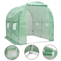 vidaXL Gewächshaus Treibhaus Frühbeet Tomatenhaus Folientunnel Pflanzenhaus 4 m² 2x2x2 m - Thumbnail 10