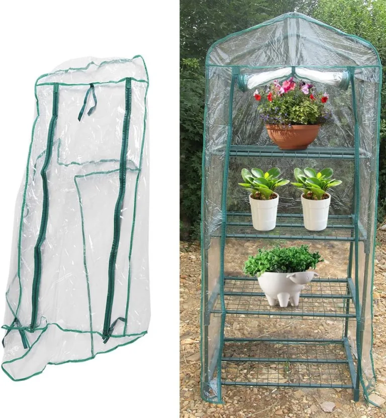 Fydun Gewächshaus - Indoor Outdoor, Garden Green House Warme Gewächshausregale - Pflanzen, Sämlinge, Kräuter oder Blumen in jedem Gartenregal (69 x 49 x 160 cm) anbauen – Bild 2