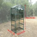 Fydun Gewächshaus - Indoor Outdoor, Garden Green House Warme Gewächshausregale - Pflanzen, Sämlinge, Kräuter oder Blumen in jedem Gartenregal (69 x 49 x 160 cm) anbauen - Thumbnail 4