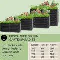 blumfeldt Hochbeet High Grow Straight Material: verzinkter Stahl. Durchmesser: 0,6 mm. Rostschutz. 4x Aluminium Schutzleisten. Maße: 100 x 60 x 100 cm. Volumen: 600 l. Anthrazit. - Thumbnail 7