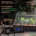Romberg Heizmatte für Pflanzenanzucht, Größe S (40 × 15 cm), 14 W, IP67 wasserdichte Pflanzenheizung für Mini-Gewächshaus & Terrarium, passend für BoQube M und L PLUS Zimmergewächshäuser - Thumbnail 6