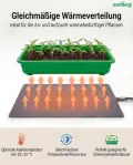 Romberg Heizmatte für Pflanzenanzucht, Größe S (40 × 15 cm), 14 W, IP67 wasserdichte Pflanzenheizung für Mini-Gewächshaus & Terrarium, passend für BoQube M und L PLUS Zimmergewächshäuser - Thumbnail 3