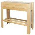 WAGNER GrowFAMILY - Hochbeet - GrowBOX Light - Nadelholz, Massivholz FSC®, anthrazit, 70 x 83 x 34,5 cm, Regalboden, inkl. Pflanztasche - 25024001 - Thumbnail 10