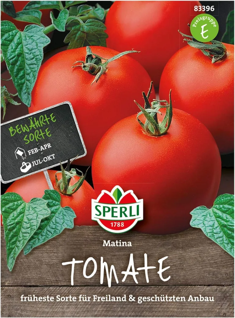 Sperli Premium Tomaten Samen Matina ; sehr frühe und aromatische Tomate ; Tomaten Saatgut – Bild 1