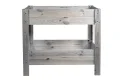 mgc24 Hochbeet Kiefernholz Dunkelbraun, 80 x 30 x 78cm, extra schmal | Stehender Pflanzkasten aus Holz, Für Garten/Terrasse/Balkon, vielseitig nutzbar, robust & stabil, einfache Montage - Thumbnail 6
