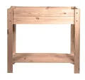 mgc24 Hochbeet Kiefernholz Dunkelbraun, 80 x 30 x 78cm, extra schmal | Stehender Pflanzkasten aus Holz, Für Garten/Terrasse/Balkon, vielseitig nutzbar, robust & stabil, einfache Montage - Thumbnail 1