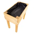 BooGardi Hochbeet Holz mit Vlies · 4 Farben · Weiß · Pflanzkasten rückenschonend · Blumenkasten · Kräuterbeet Gemüsebeet für Balkon Terrasse - Thumbnail 10