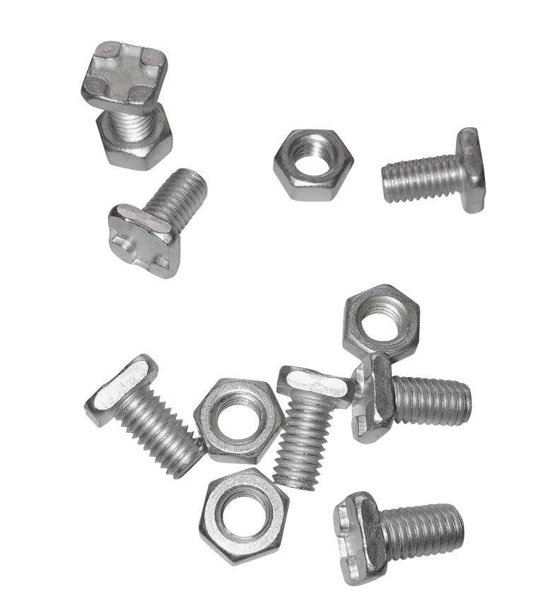 Home It® Spezial-Gewächshaus-Bolzen mit Muttern – 24 Stück – Aluminium – 15 mm Länge – M5 Muttern – zur Montage von Gewächshausprofilen – Bild 1