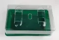 Mini Treibhaus Gewächshaus Anzucht Zimmergewächshaus Kunstoff dunkelgrün 38x24x18 cm - Thumbnail 4