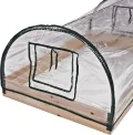 DEMA Foliengewächshaus Folienfrühbeet Gewächshaus Frühbeet Treibhaus mit Holzrahmen - Thumbnail 4