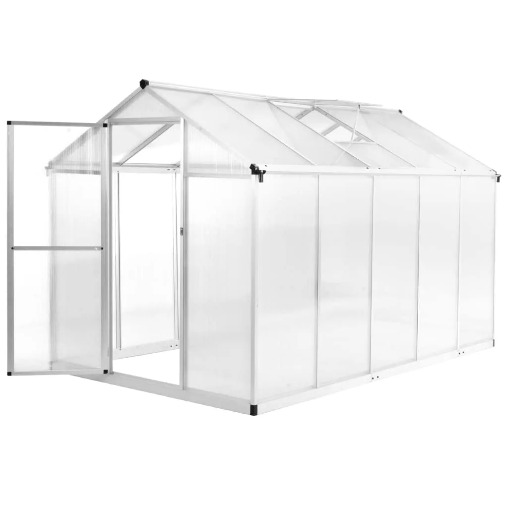 vidaXL Gewächshaus Aluminium 11,19m³ 3,8mm Treibhaus Tomatenhaus Pflanzenhaus - Bild 1