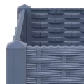 vidaXL Hochbeet Blumenkasten Gemüsebeet Pflanzbeet Blumenbeet Pflanzkasten Blumenkübel Pflanzkübel Kräuterbeet 80x40x38cm Polypropylen - Thumbnail 6