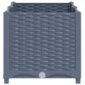 vidaXL Hochbeet Blumenkasten Gemüsebeet Pflanzbeet Blumenbeet Pflanzkasten Blumenkübel Pflanzkübel Kräuterbeet 80x40x38cm Polypropylen - Thumbnail 8
