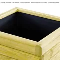 Pflanzkasten Akzent 120 Kiefer hell geölt 118 x 40 x 40 cm Holz Hochbeet - Thumbnail 8