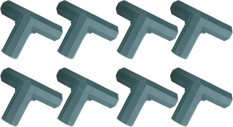 Tissting 3-Wege Gartenrahmenverbinder, Steck Verbinder für Gewächshaus Rahmen für Gartenrahmen, DIY Rahmenverbinder für Zubehör wie Gewächshäuser（Der Produktwinkel ist EIN Dreieck） – Bild 8