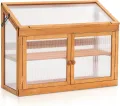 M MCombo 2 Etage höhenverstellbares Anlehngewächshaus Treibhaus Pflanzenhaus Aufzuchtschrank 0160, aus Holz und Polycarbonat - Thumbnail 1