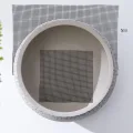 Jenngaoo 5 Stück Blumentopf Mesh Pad, Quadratische Blumenkübel Abdecknetz 30x20cm aus Kunststoff, Drainage Gitter gegen Bodenverlust für Garten, Balkon und Gewächshaus, Schwarz - Thumbnail 6