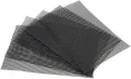 Jenngaoo 5 Stück Blumentopf Mesh Pad, Quadratische Blumenkübel Abdecknetz 30x20cm aus Kunststoff, Drainage Gitter gegen Bodenverlust für Garten, Balkon und Gewächshaus, Schwarz - Thumbnail 2