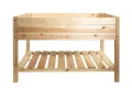 mgc24 Hochbeet Massiv L - Kiefernholz Natur rechteckig für Garten/Terrasse/Balkon - 118 x 40 x 78 cm - Thumbnail 4