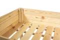 mgc24 Hochbeet Massiv XXL - Kiefernholz Natur quadratisch für Garten/Terrasse/Balkon - 119 x 79 x 78 cm - Thumbnail 2