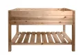 mgc24 Hochbeet Massiv XXL - Kiefernholz Natur quadratisch für Garten/Terrasse/Balkon - 119 x 79 x 78 cm - Thumbnail 7