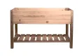 mgc24 Hochbeet Massiv XXL - Kiefernholz Natur quadratisch für Garten/Terrasse/Balkon - 119 x 79 x 78 cm - Thumbnail 9