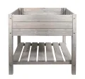 mgc24 Hochbeet Massiv XXL - Kiefernholz Natur quadratisch für Garten/Terrasse/Balkon - 119 x 79 x 78 cm - Thumbnail 10