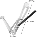 Gewächshaus-Fensteröffner Automatisch. Zubehör für Frühbeete und Gewächshausfenster. Doppelfeder Hubkraft 7kg. Automatischer Fensteröffner für Gewächshäuser. (Silber) - Thumbnail 6