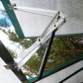 Gewächshaus-Fensteröffner Automatisch. Zubehör für Frühbeete und Gewächshausfenster. Doppelfeder Hubkraft 7kg. Automatischer Fensteröffner für Gewächshäuser. (Silber) - Thumbnail 4