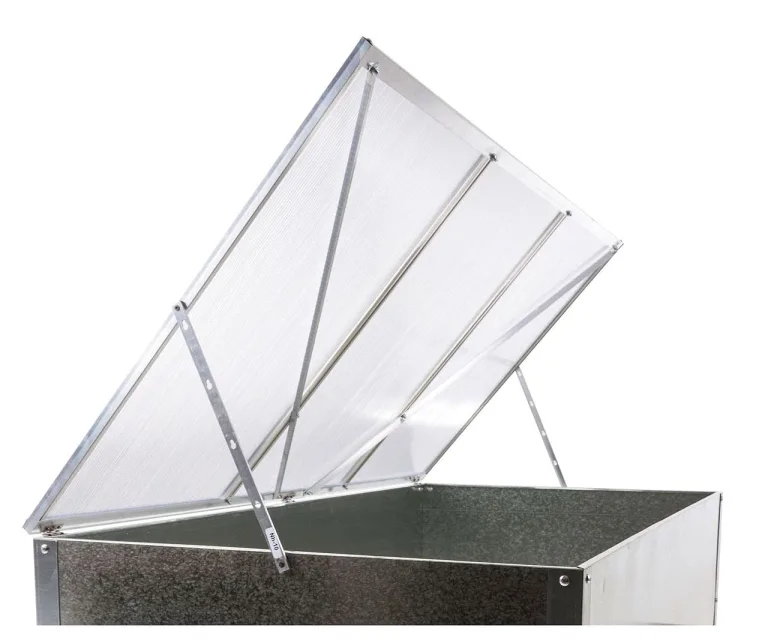 Gewächshaus/Frühbeet G21 GZ11 XL - 150 x 75 x 52 cm, stabile und Feste Aluminiumkonstruktion – Bild 3
