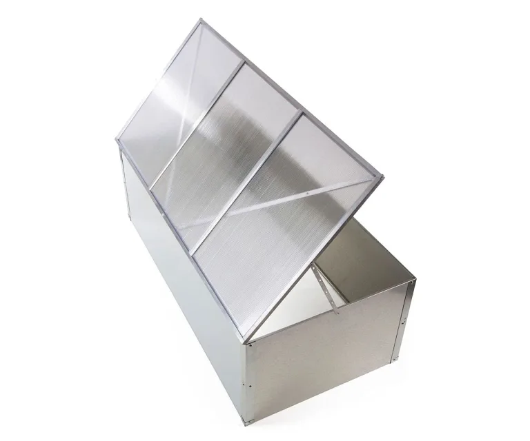 Gewächshaus/Frühbeet G21 GZ11 XL - 150 x 75 x 52 cm, stabile und Feste Aluminiumkonstruktion – Bild 7