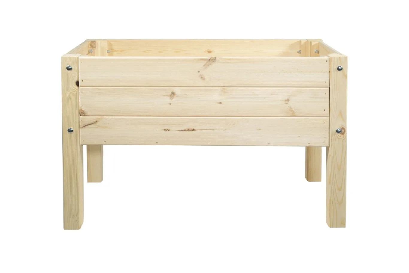mgc24 Hochbeet Massiv für Kinder, Kiefernholz Natur, 79 x 40 x 50 cm, Rechteckig, Für Garten/Terrasse/Balkon - Bild 1