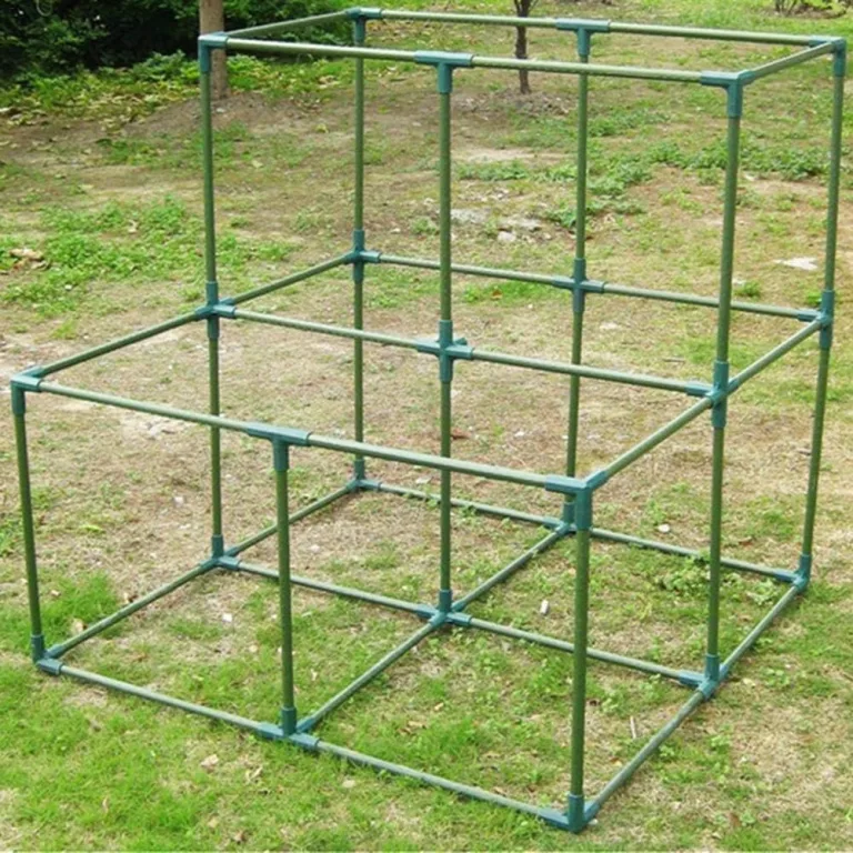 14 Stück Steckverbinder Rohrverbinder 3 Wege 4 Wege Verbindungsstücke, PVC Eckverbinder, für Gewächshäuser Rahmen Regale (Grün Set für 11mm) – Bild 4