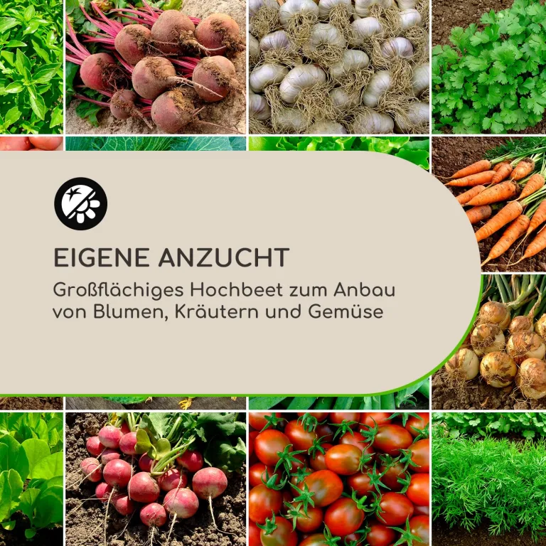 blumfeldt Rust Grow Hochbeet Gartenbeet, verzinktes Stahlblech, Materialstärke: 0,6 mm, einfache Montage, Rost-Finish, 200 x 90 x 100 cm (BxHxT) Rost – Bild 4