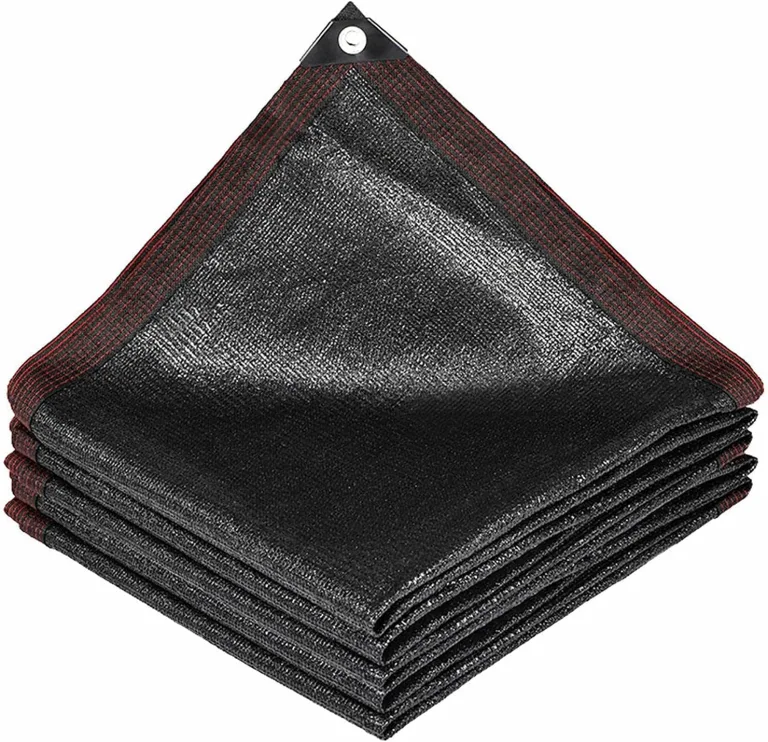 Outdoor Schattiernetz,Verdickte VerschlüSselung 12 Stiche Schattiernetz,90% Uv Blockieren GewäChshaus Plane Sonnensegel,FüR GewäChshäUser Balkon Patio-Rasen Schwarz (2mx3m/6.6ftx9.8ft) – Bild 1