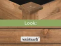 needs&wants® Großes Hochbeet aus Holz für Garten Balkon Terrasse, Pflanzkasten Bausatz XL rechteckig schmal mit Vlies-Folie, Kräuterbeet Pflanzenkasten deko, 121 x 63 x 75 cm, dunkel-braun - Thumbnail 4