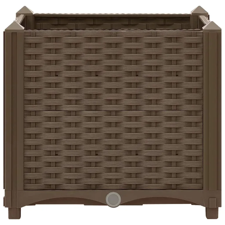 vidaXL Hochbeet Pflanzkasten Pflanzbeet Gemüsebeet Blumenbeet Blumenkasten Frühbeet Gartenbeet Blumenkübel Pflanzkübel 40x40x38cm Polypropylen – Bild 7