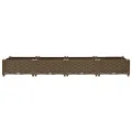 vidaXL Hochbeet Pflanzkasten Pflanzbeet Gemüsebeet Blumenbeet Blumenkasten Frühbeet Gartenbeet Blumenkübel Pflanzkübel 160x40x23cm Polypropylen - Thumbnail 6