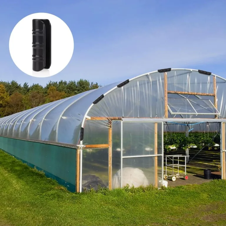 Gukasxi 30 Stück Gartengebäude Rohrschelle Schwarz Schnappschellen, Kunststoff-Reihenabdeckungsclips Rohrschellen für Gewächshaus Reihenabdeckungen Vogelschutz Klemmverbinder Kit – Bild 6