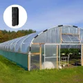 Gukasxi 30 Stück Gartengebäude Rohrschelle Schwarz Schnappschellen, Kunststoff-Reihenabdeckungsclips Rohrschellen für Gewächshaus Reihenabdeckungen Vogelschutz Klemmverbinder Kit - Thumbnail 6