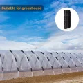 Gukasxi 30 Stück Gartengebäude Rohrschelle Schwarz Schnappschellen, Kunststoff-Reihenabdeckungsclips Rohrschellen für Gewächshaus Reihenabdeckungen Vogelschutz Klemmverbinder Kit - Thumbnail 7