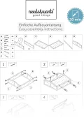 needs&wants® Frühbeet Aufsatz klein aus Holz Bausatz, Frühbeetkasten mit Abdeckung Gewächshaus mit Deckel wetterfest für Garten Balkon Outdoor, Polycarbonat, dunkel-braun - Thumbnail 7
