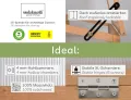 needs&wants® Frühbeet Aufsatz klein aus Holz Bausatz, Frühbeetkasten mit Abdeckung Gewächshaus mit Deckel wetterfest für Garten Balkon Outdoor, Polycarbonat, dunkel-braun - Thumbnail 2