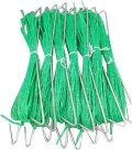 10 Stück Garten Tomatenhaken, Tomatenpflanzenhalter, Garten Tomatenhaken Gemüse Clips, Geeignet zum Fixieren von Pflanzen, Kletterhilfe(Grün) - Thumbnail 4