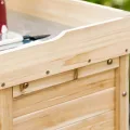 Outsunny Gartenschrank Pflanztisch mit Unterschrank Holz Geräteschrank Schrank mit 2 Einlegeböden Geräteschuppen Garten Schuppen Outdoor Natur 83 x 40 x 92 cm - Thumbnail 5