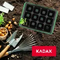 KADAX Mini-Gewächshaus mit 12 Zellen – Anzuchtkasten mit Deckel aus Kunststoff, ideale Anzuchtschale zur Pflanzenanzucht auf der Fensterbank - Thumbnail 6