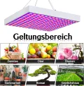 NAIZY 45W Pflanzenlampe 225LEDs Pflanzenleuchte LED Pflanzenlicht Rot&Blau vollspektrum Wachstumslampe 1.5m Kabellänge Innengarten Wachsen-Hängeleuchte, 310 * 310 * 35mm - Thumbnail 12