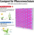 NAIZY 45W Pflanzenlampe 225LEDs Pflanzenleuchte LED Pflanzenlicht Rot&Blau vollspektrum Wachstumslampe 1.5m Kabellänge Innengarten Wachsen-Hängeleuchte, 310 * 310 * 35mm - Thumbnail 10